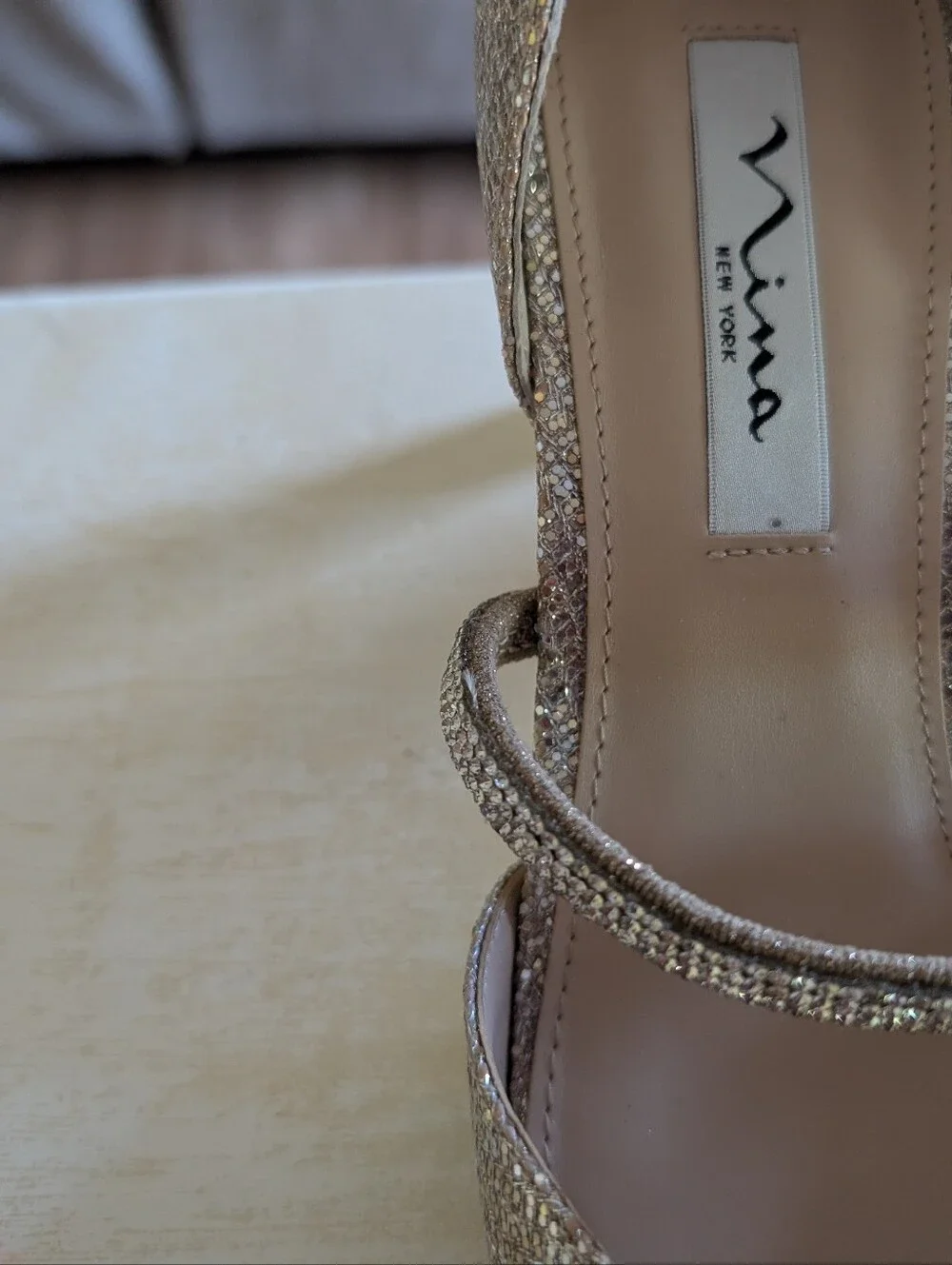 Gold Dressy Shoes